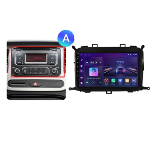 Autoradio Kia Carens 2013-2018 avec CarPlay/Android Auto
