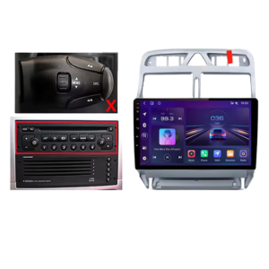 Peugeot 307/CC/SW CarPlay & Android Auto Autoradio (02–13)