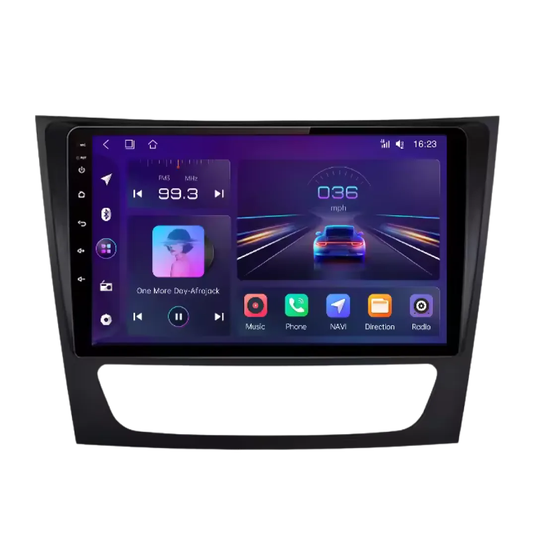 Mercedes Benz E-Klasse W211 2002–2010 - 9' Bilradio m. Apple CarPlay Og Android Auto