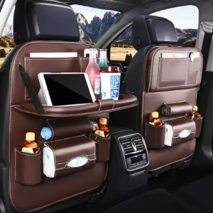 Rücksitz-Organizer fürs Auto – mit Klapptisch & mehreren Taschen
