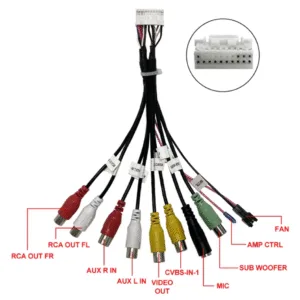 Câbles RCA/phono 20 broches