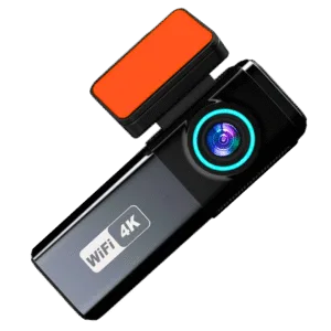 Dashcam 4K avec caméra avant & arrière, Wi-Fi, vision nocturne & surveillance de stationnement