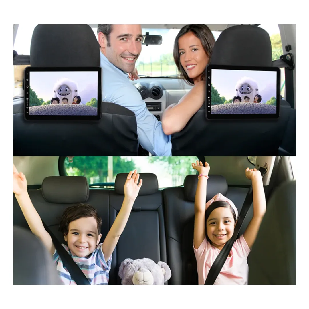 10,1_ HD Premium Bagsædeskærm – RCA AV, IPS, Netflix, CarPlay & mere3