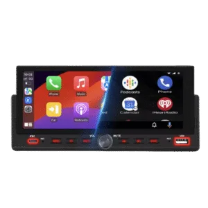 Écran tactile 1DIN – autoradio 6.86" avec Apple CarPlay et Android Auto