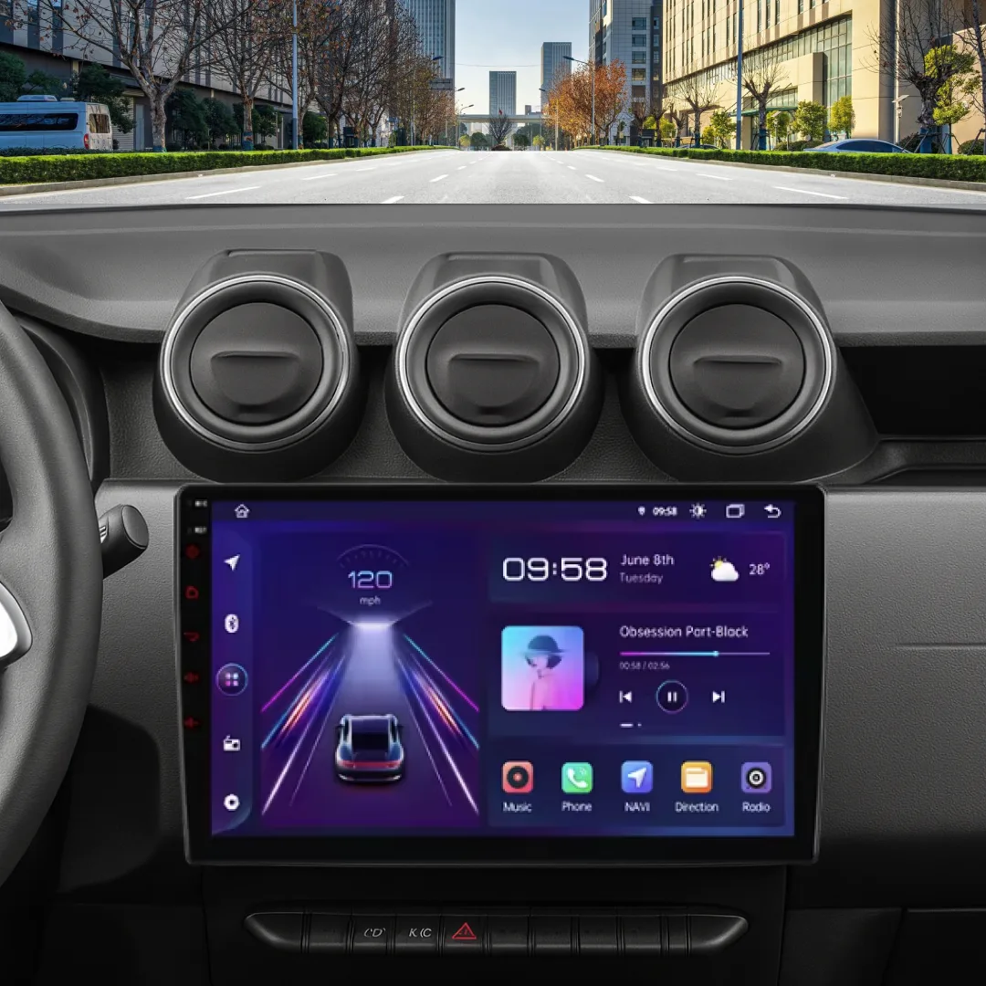 Dacia Duster HM2, Renault Duster & Arkana (2020–2021) – 10.1_ Bilradio m. Apple CarPlay Og Android Auto-1
