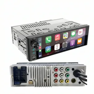 Radio 1-DIN avec écran Apple CarPlay/Android Auto