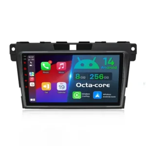 Autoradio CarPlay/Android Auto 10″ pour Mazda CX-7 (2008–2015) – sans fil, DSP & Plug-and-Play
