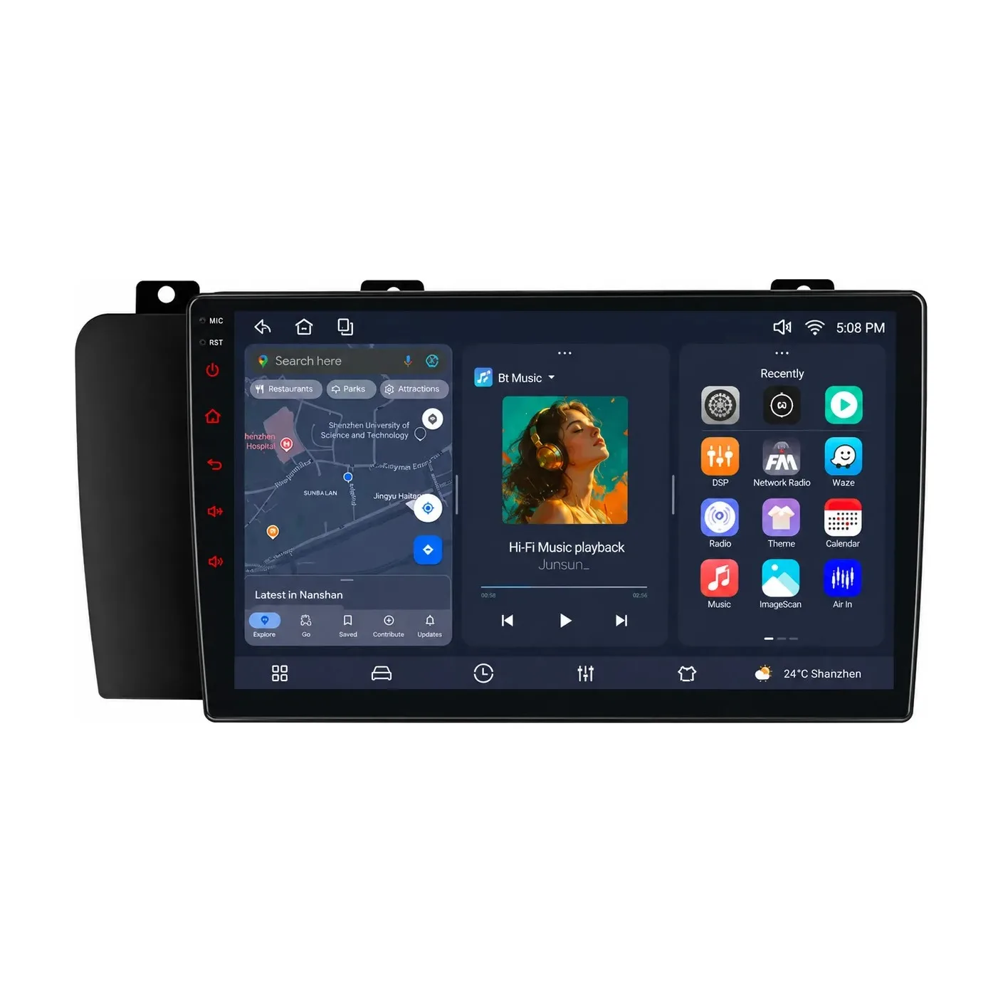 Volvo XC70/V70/S60 2004-2009 CarPlay-radio m. Android Auto Volvo XC70/V70/S60 2004-2009 CarPlay-Radio mit Android Auto