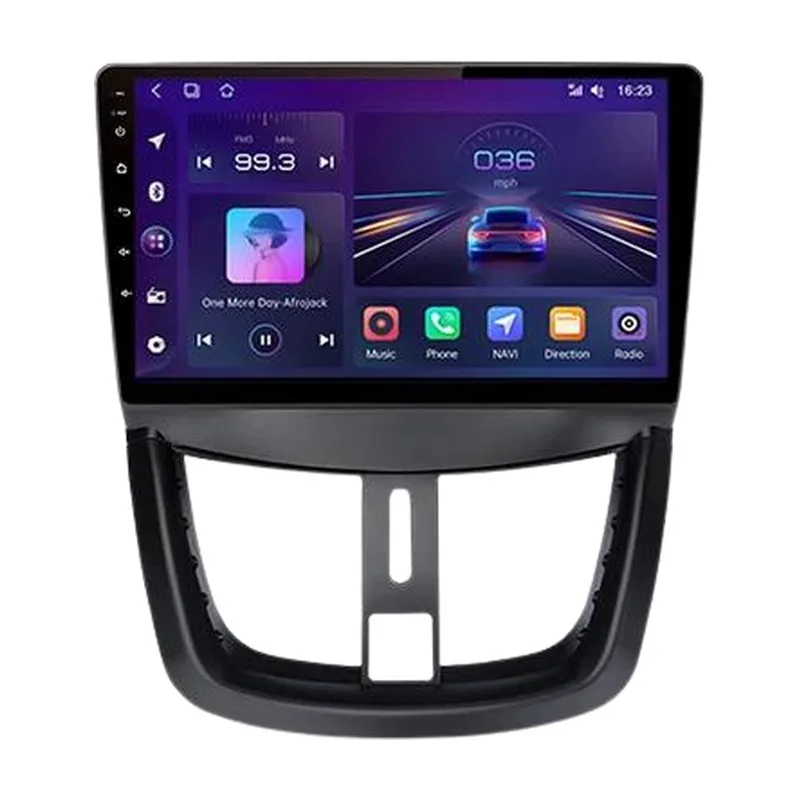 Peugeot 206+ & 206CC bilradio med CarPlay 2006–2015 Peugeot 206+ & 206CC Autoradio mit CarPlay 2006–2015