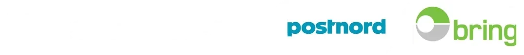Vi leverer med PostNord og Bring
