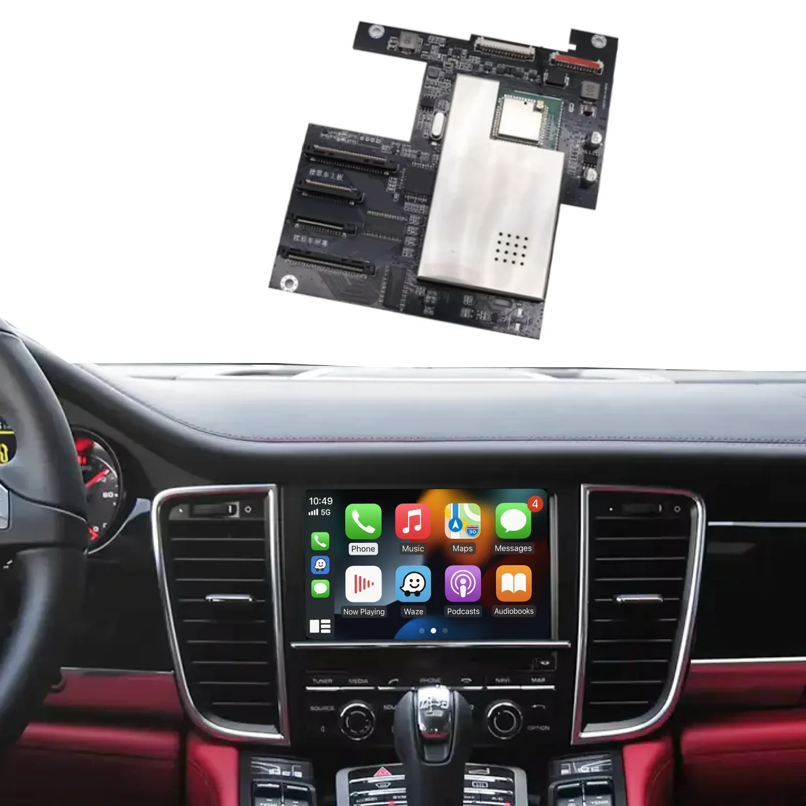 bre-50678-no CarPlay- und Android-Auto-Modul für Porsche PCM3.1 Cayenne Macan 2010–2016
